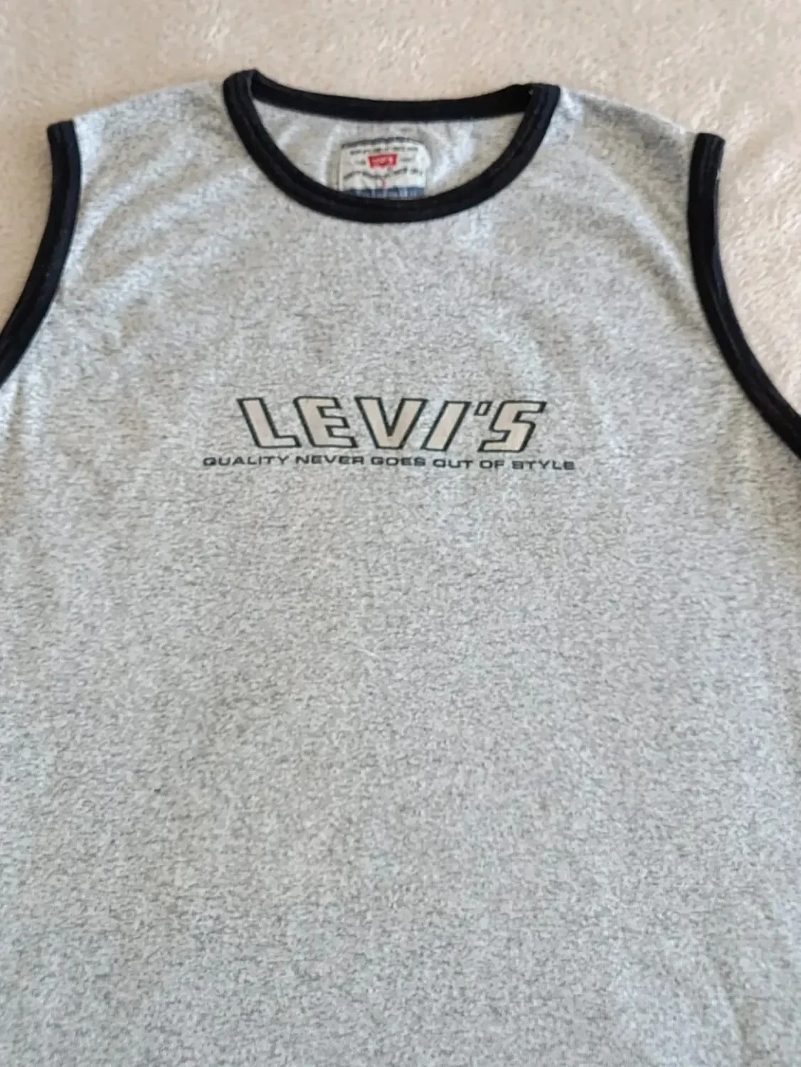Levi’s Vintage Heather Gray 90s Tank Top Size S – photo 3